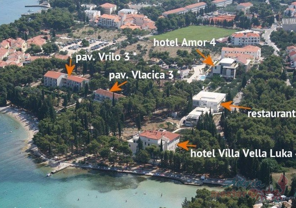 Supetar_Velaris Resort-térkép