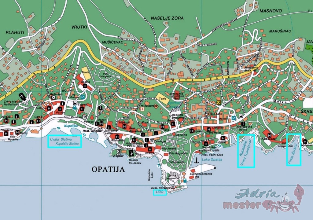 Opatija strandjai