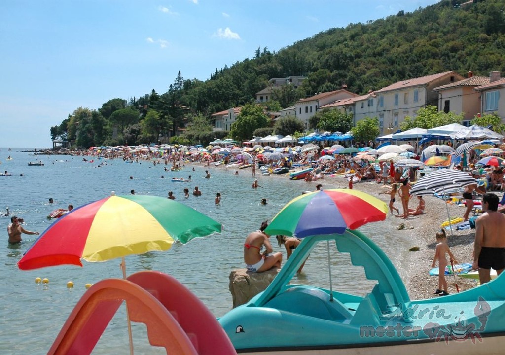 Mošćenička Draga strand-szakasz (5.)