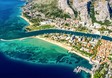 Omiš a Cetina-folyó torkolatával (1.)